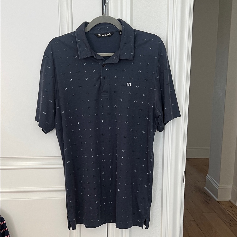 Travis Mathew Dark Gray Polo Shirt